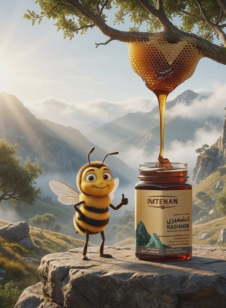 Imtenan Sidr Kashmir Mountain Honey Craft - 180g - Image 3